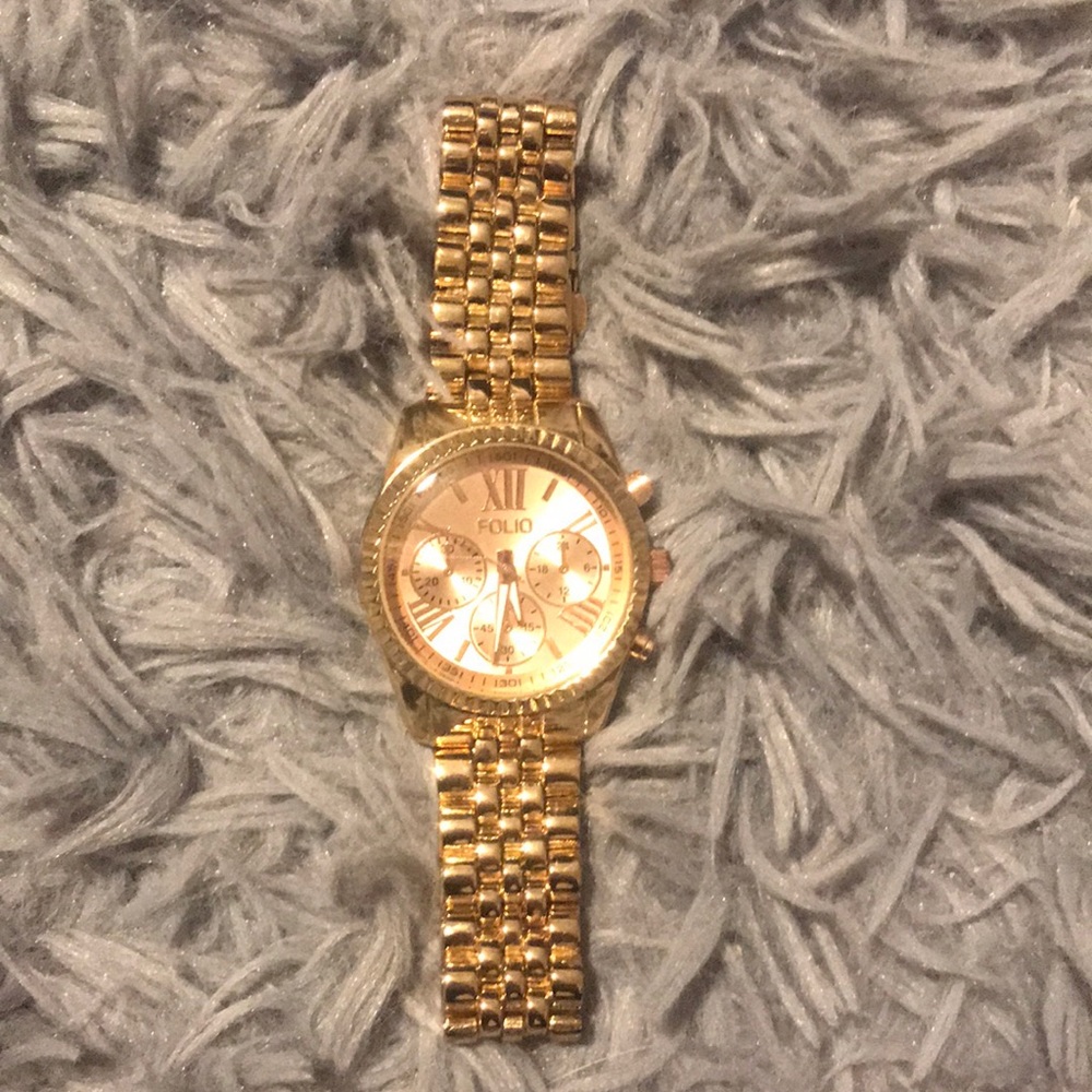 Folio Rose Gold watch